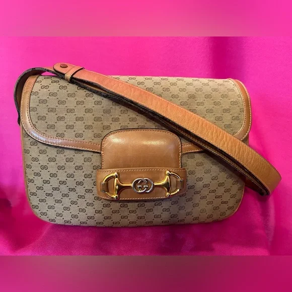 1970’s Vintage Gucci Horsebit 1955 Shoulder Bag - Picture 1 of 13